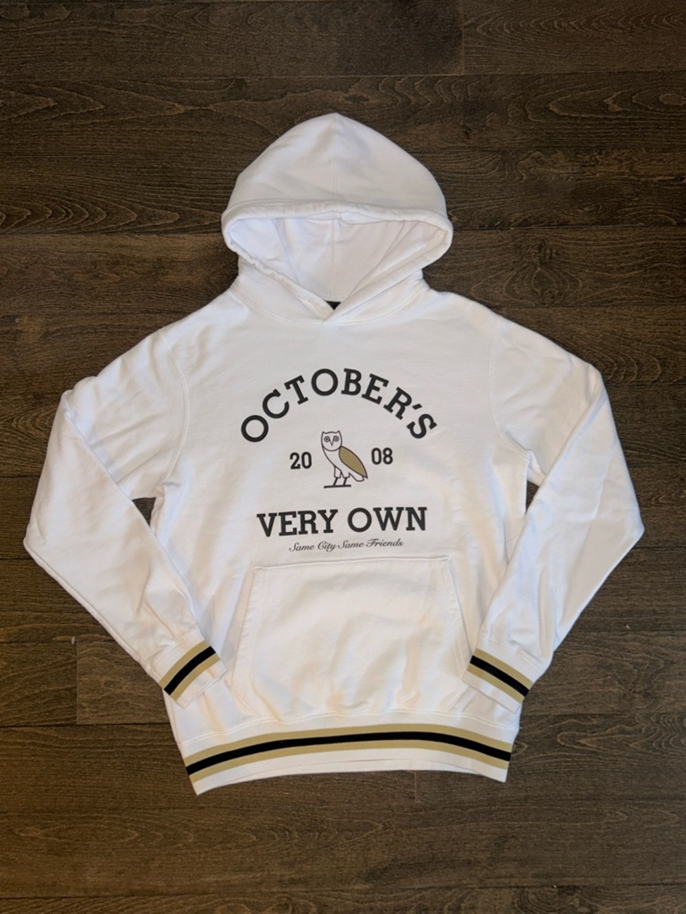 Octobers Very Own White Pullover Hoodie
